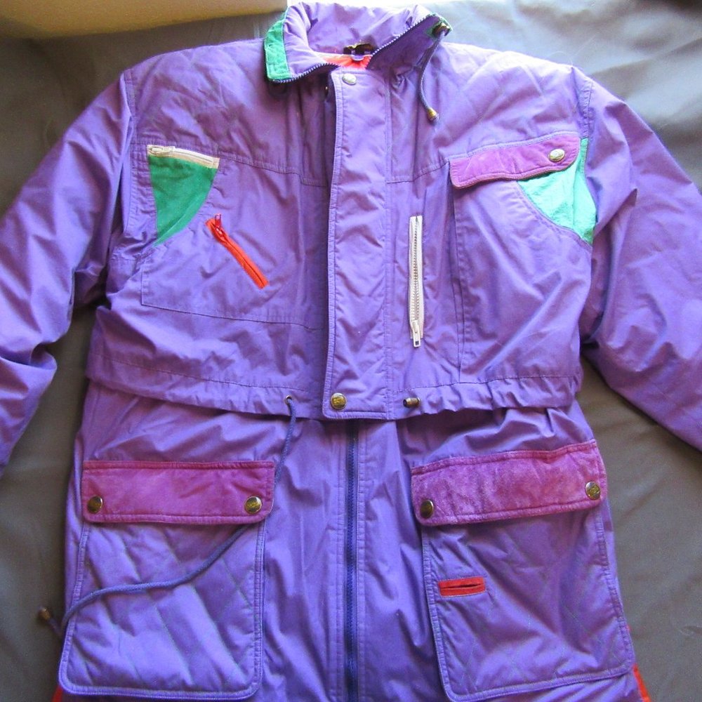 Womens Vtg JL Colebrook Winter Ski Jacket Sz M